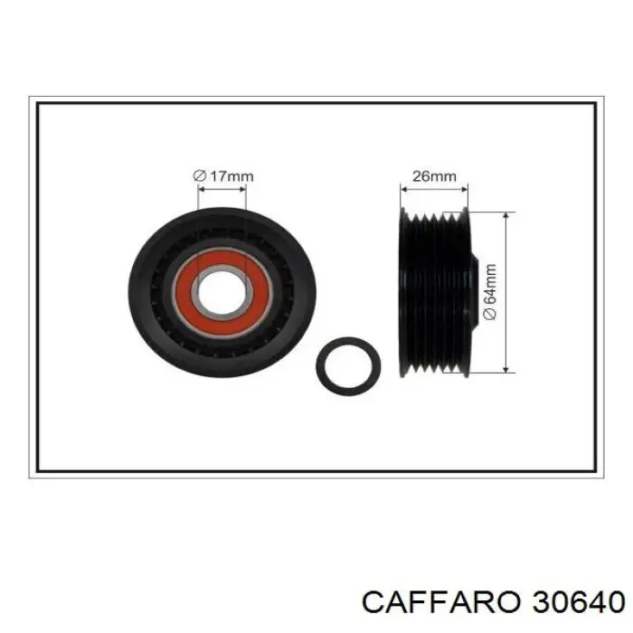 Паразитный ролик 30640 Caffaro