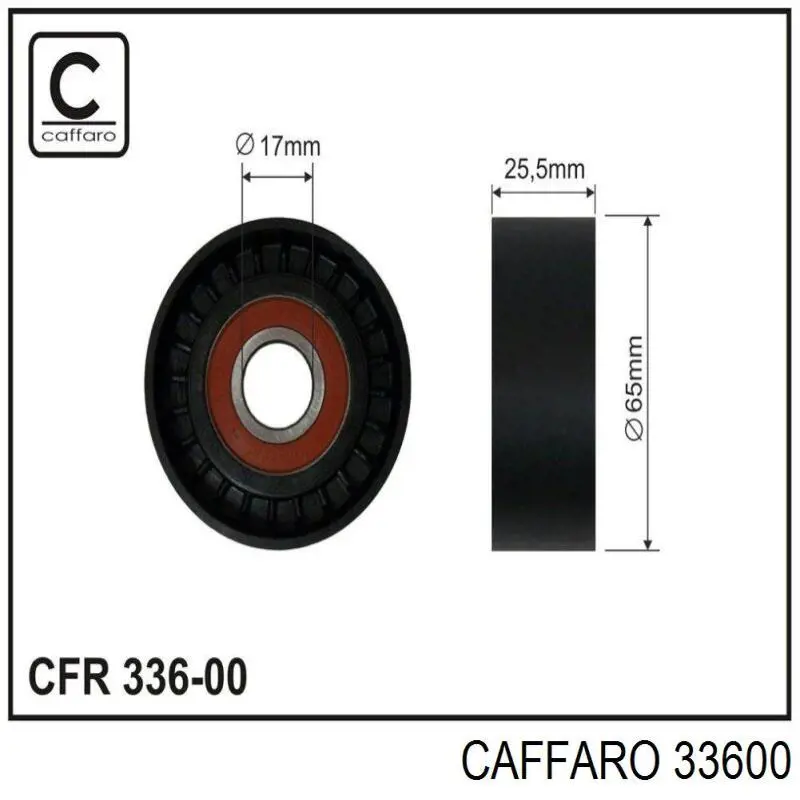 CFR 434-00 Caffaro натяжной ролик