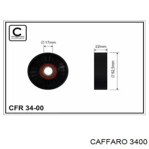 Натяжной ролик Caffaro 3400 цена, от 8.42 USD