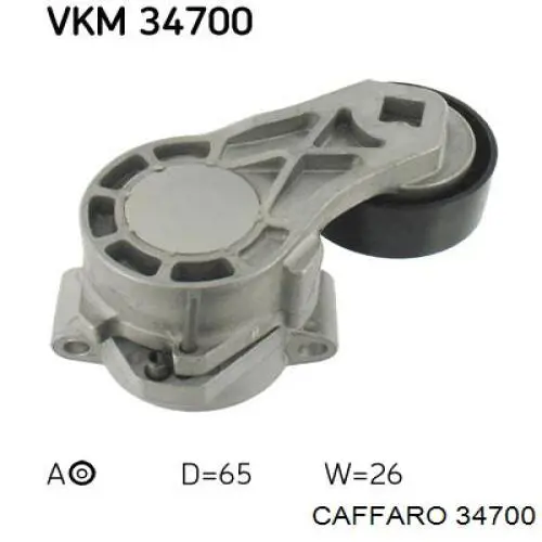 Паразитный ролик приводного ремня Caffaro 34700 цена, от 8.87 USD