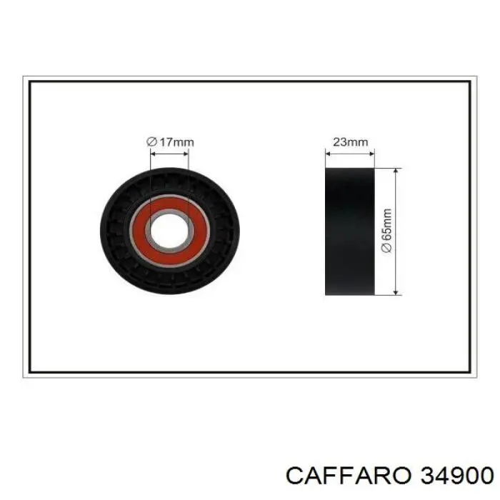 CFR349-00 Caffaro натяжной ролик