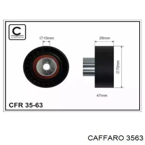 Паразитный ролик ГРМ 3563 Caffaro