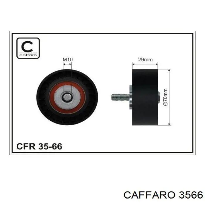 Паразитный ролик 3566 Caffaro