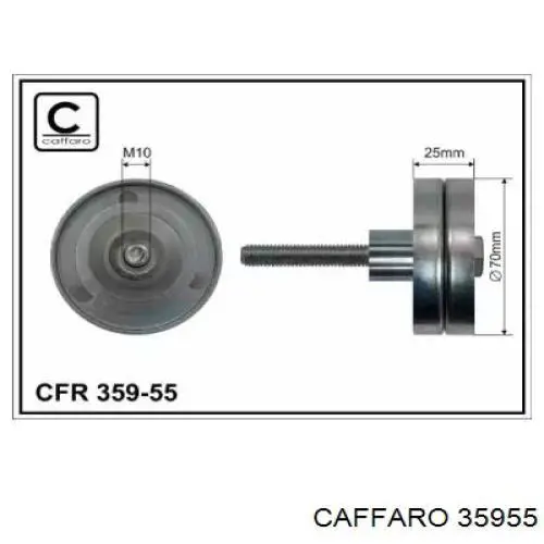 35955 Caffaro rolo parasita da correia de transmissão