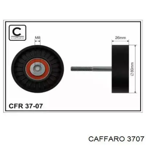 3707 Caffaro паразитный ролик