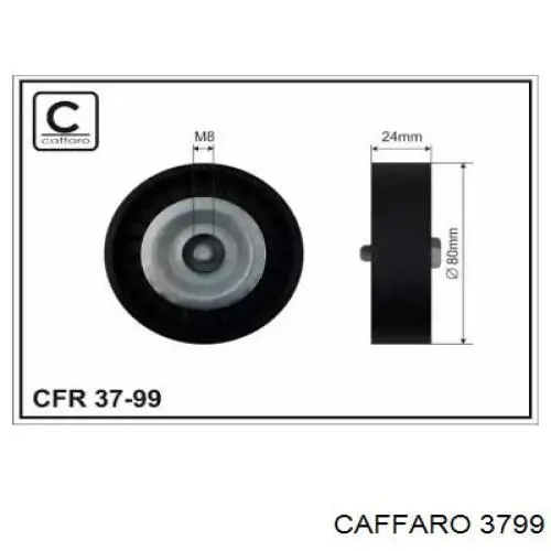 Паразитный ролик 3799 Caffaro