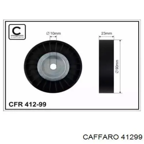 Натяжной ролик Caffaro 41299 цена, от 8.60 USD