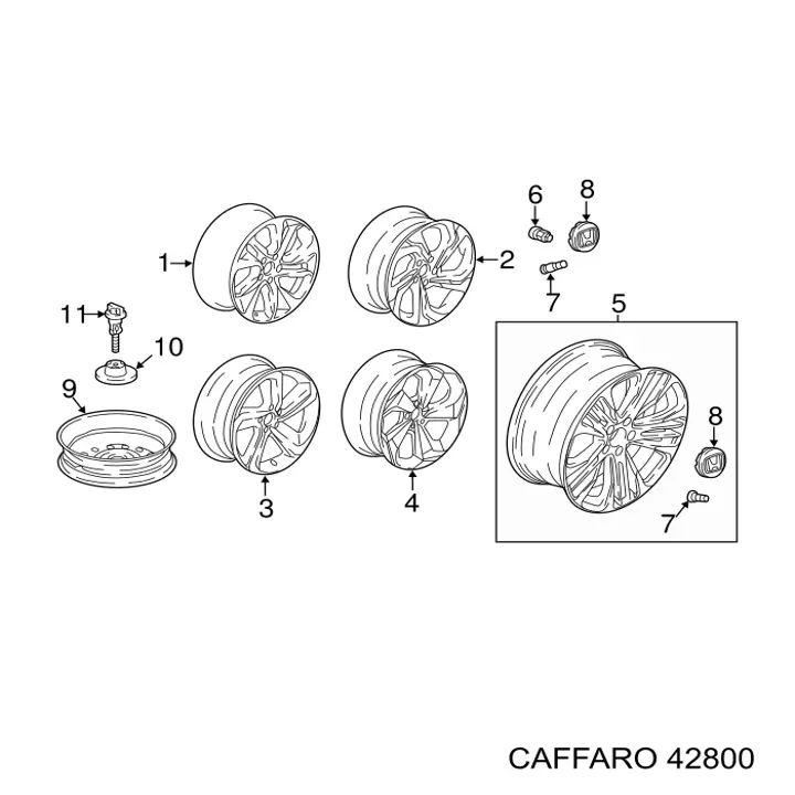 Натяжной ролик Caffaro 42800 цена, от 18.14 USD