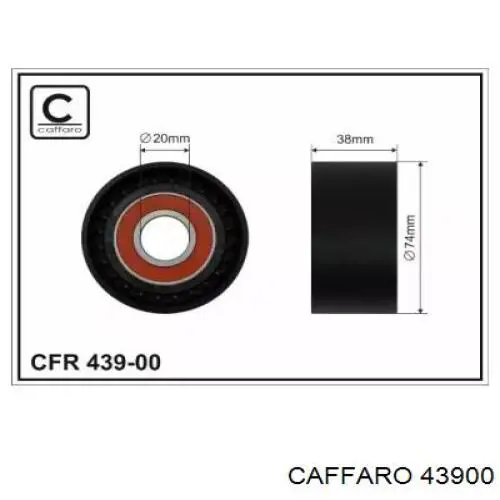 CFR 439-00 Caffaro натяжной ролик