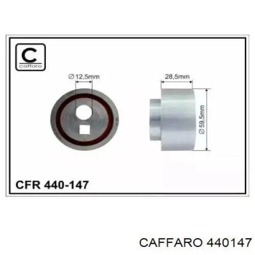 Ролик ГРМ 440147 Caffaro