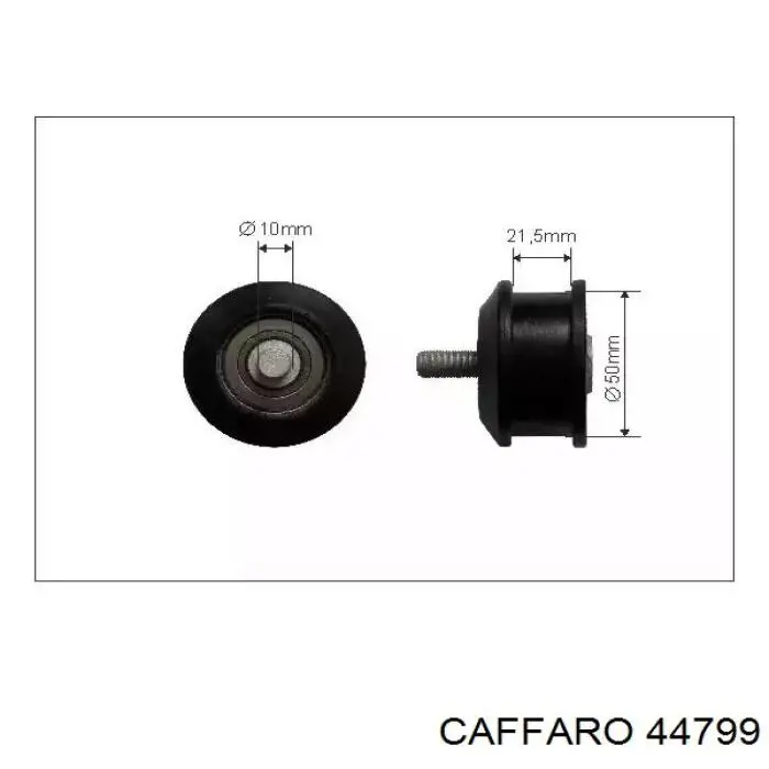 Ролик ГРМ 44799 Caffaro