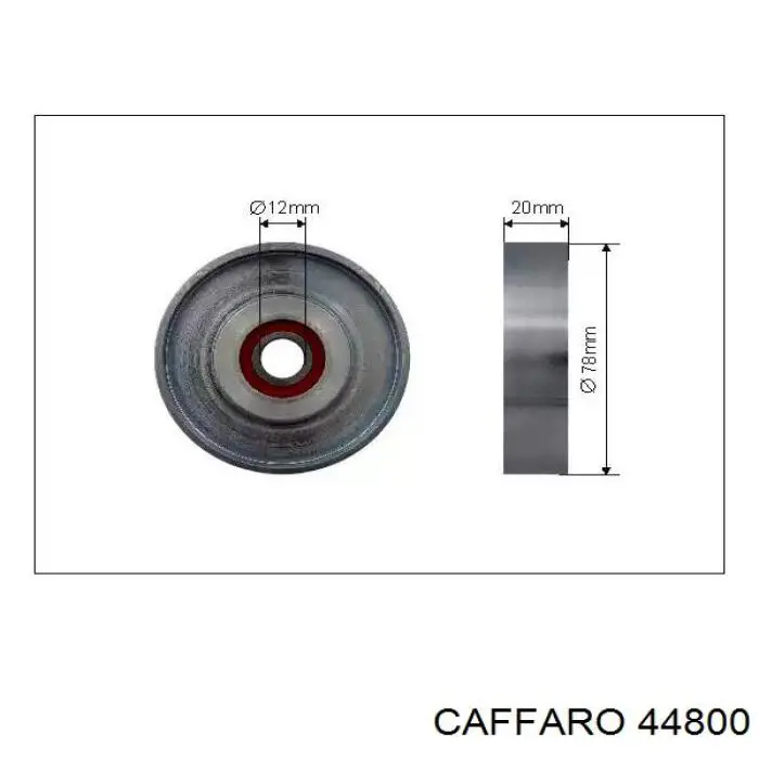 Купить 44800 Caffaro Натяжной ролик