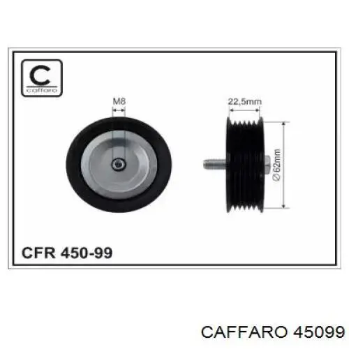 45099 Caffaro паразитный ролик