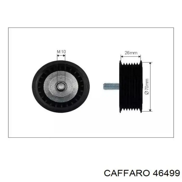 Паразитный ролик 46499 Caffaro