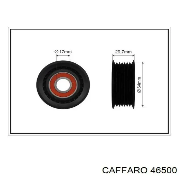 46500 Caffaro натяжной ролик