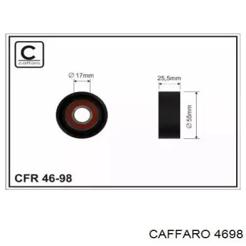 Паразитный ролик приводного ремня Caffaro 4698 цена, от 8.09 USD