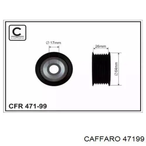 CFR471-99 Caffaro паразитный ролик