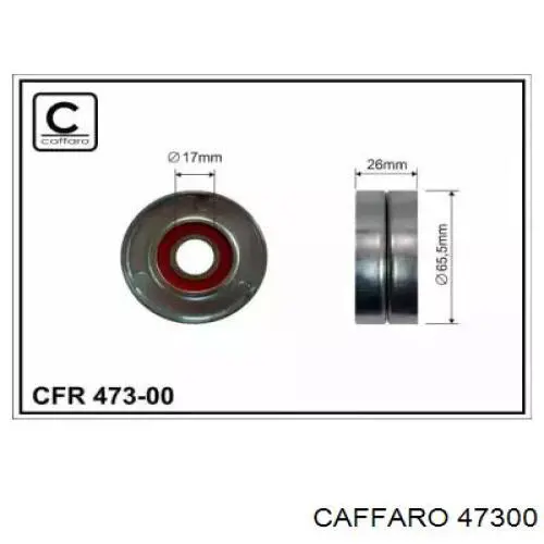 47300 Caffaro Ролик натяжителя ремня агрегатов