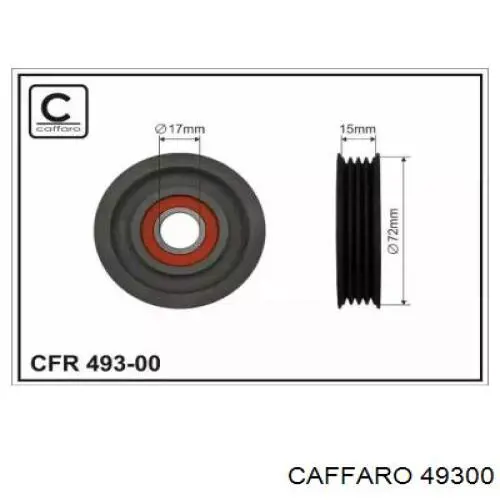 Натяжной ролик 49300 Caffaro