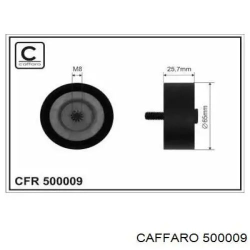 500009 Caffaro паразитный ролик