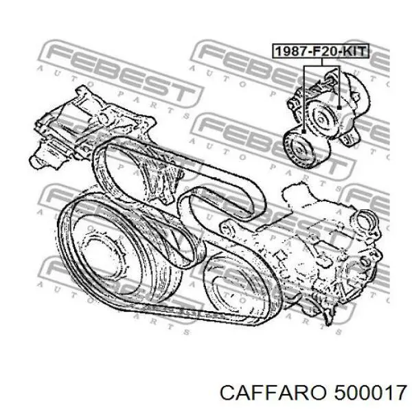 Купить 500017 Caffaro Натяжной ролик