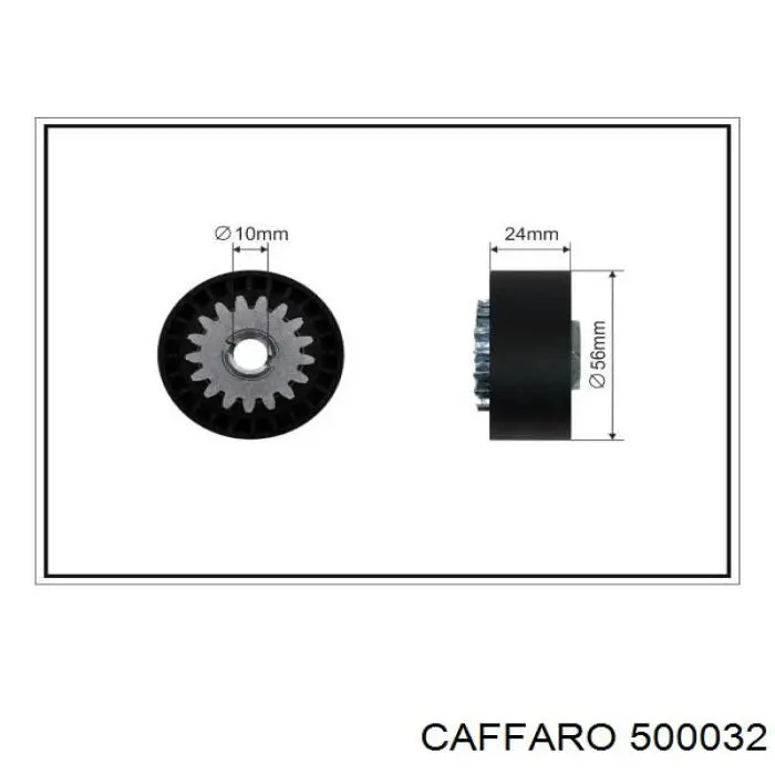 500032 Caffaro натяжной ролик