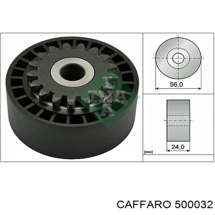 Натяжной ролик Caffaro 500032 цена, от 1.12 USD
