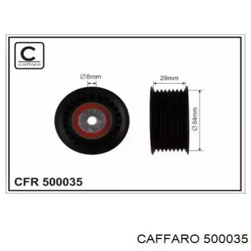 500035 Caffaro натяжной ролик