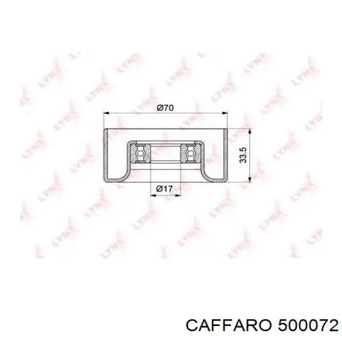 Натяжной ролик Caffaro 500072 цена, от 11.40 USD