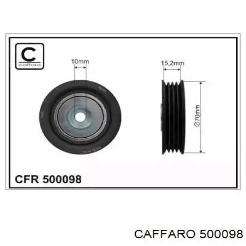 500098 Caffaro натяжной ролик