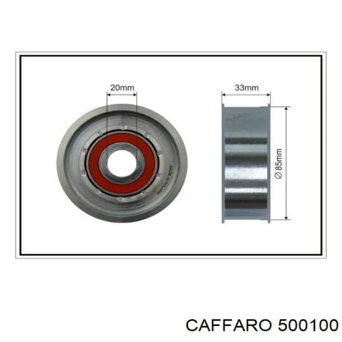 Паразитный ролик 500100 Caffaro