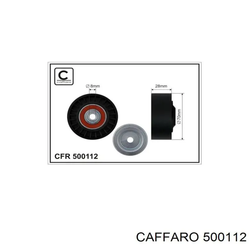 500112 Caffaro паразитный ролик