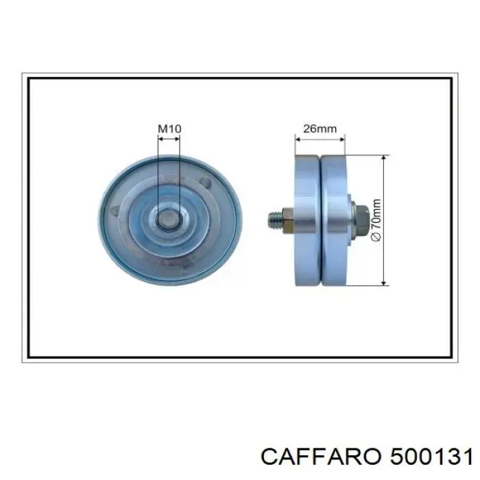 500131 Caffaro натяжной ролик