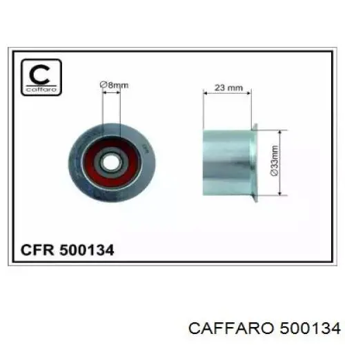 500134 Caffaro паразитный ролик грм