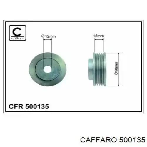 Купить 500135 Caffaro Натяжной ролик