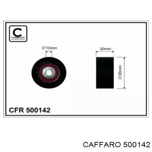 500142 Caffaro ролик ремня грм паразитный