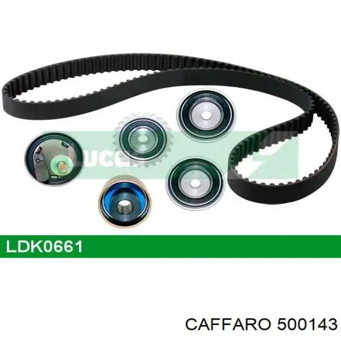 Rolo parasita da correia do mecanismo de distribuição de gás 500143 Caffaro