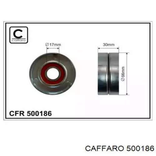 Ролик натяжителя приводного ремня CAFFARO 500186