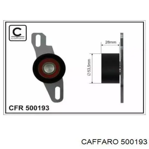 500193 Caffaro ролик грм