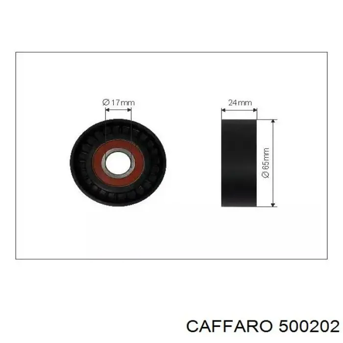 500202 Caffaro натяжной ролик