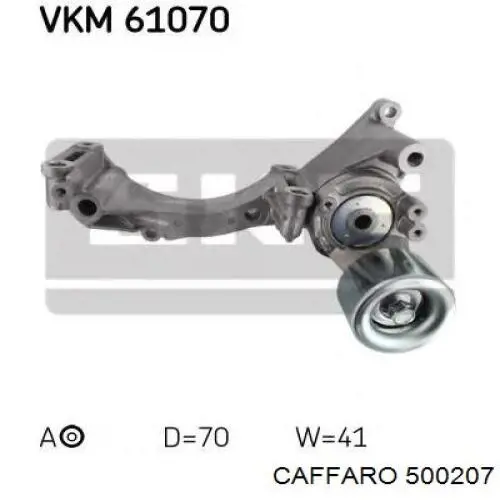 Натяжной ролик Caffaro 500207 цена, от 17.66 USD
