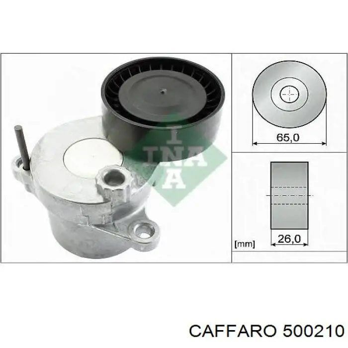 Купить 500210 Caffaro Натяжной ролик