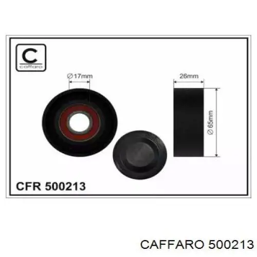 500213 Caffaro Натяжитель клинового ремня