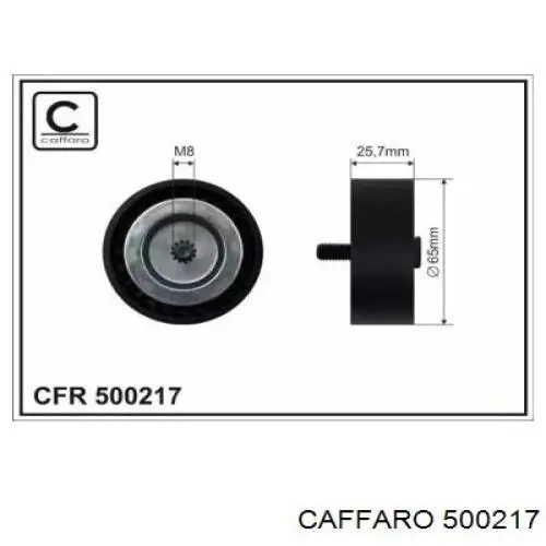 500217 Caffaro паразитный ролик