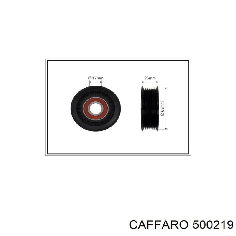 500219 Caffaro паразитный ролик