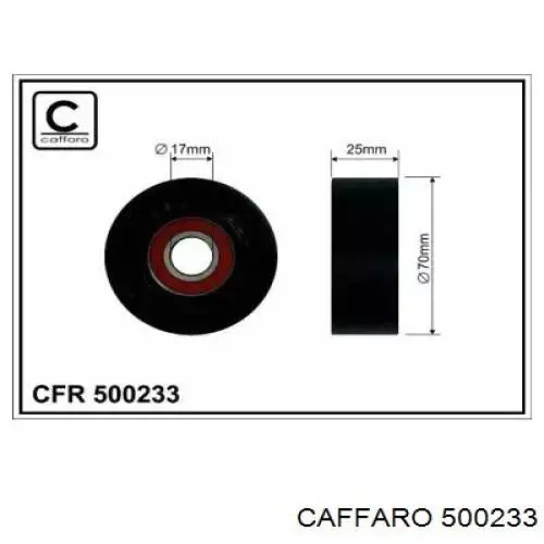 500233 Caffaro натяжной ролик