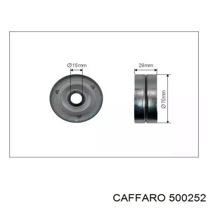 500252 Caffaro натяжной ролик
