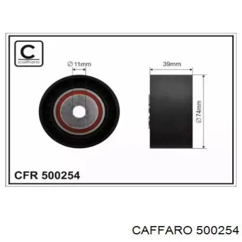 500254 Caffaro паразитный ролик