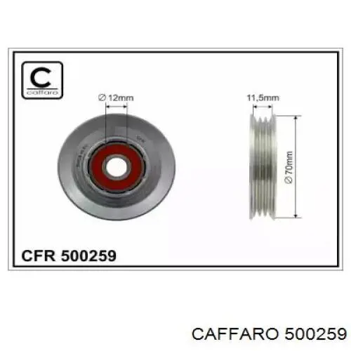 500259 Caffaro натяжной ролик