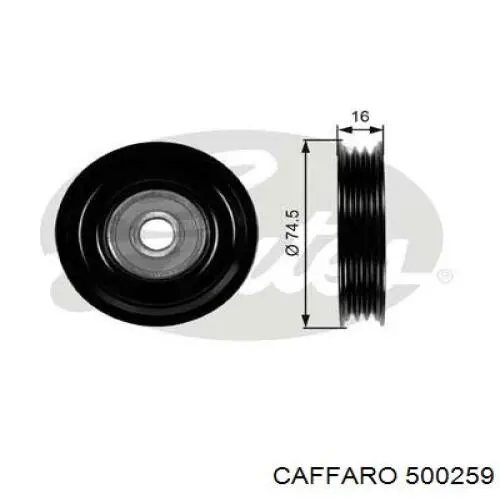 Натяжной ролик Caffaro 500259 цена, от 18.98 USD